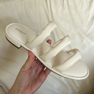 Aerosoles White Sandals